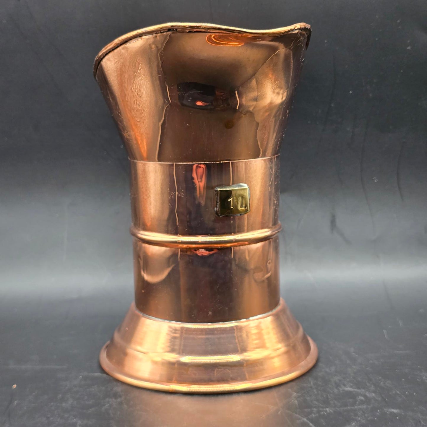 Vintage Solid Copper and Brass Pitcher