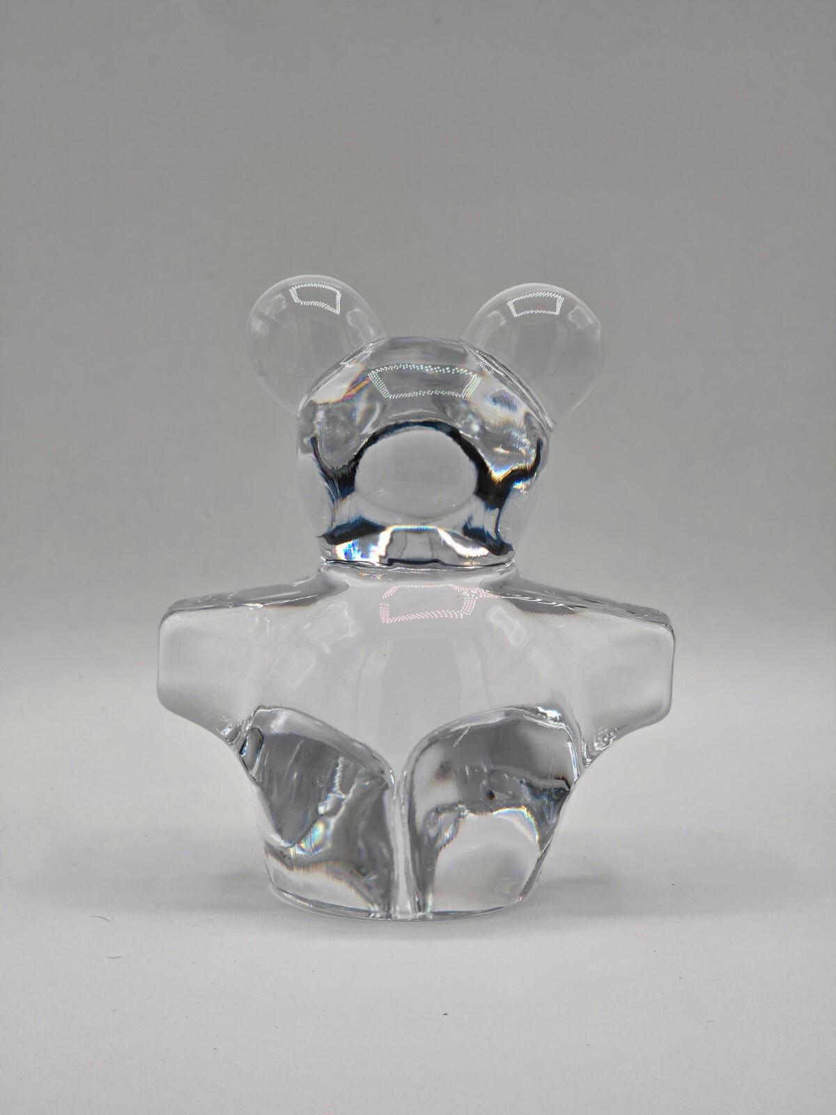 Beautiful French Daum Crystal Teddy Bear