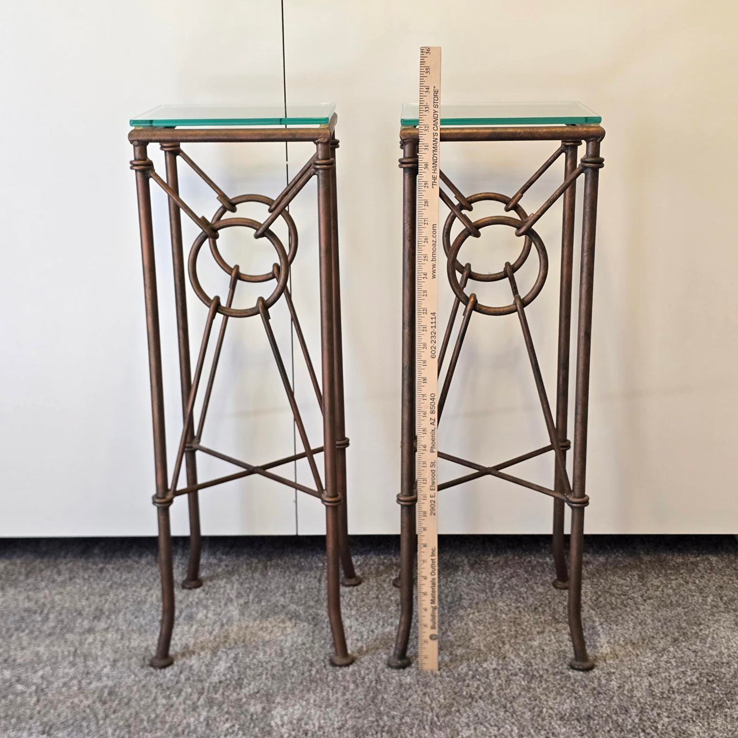 Pair of Tables in the French Neoclassical Style of Giovanni Banci for Hermes