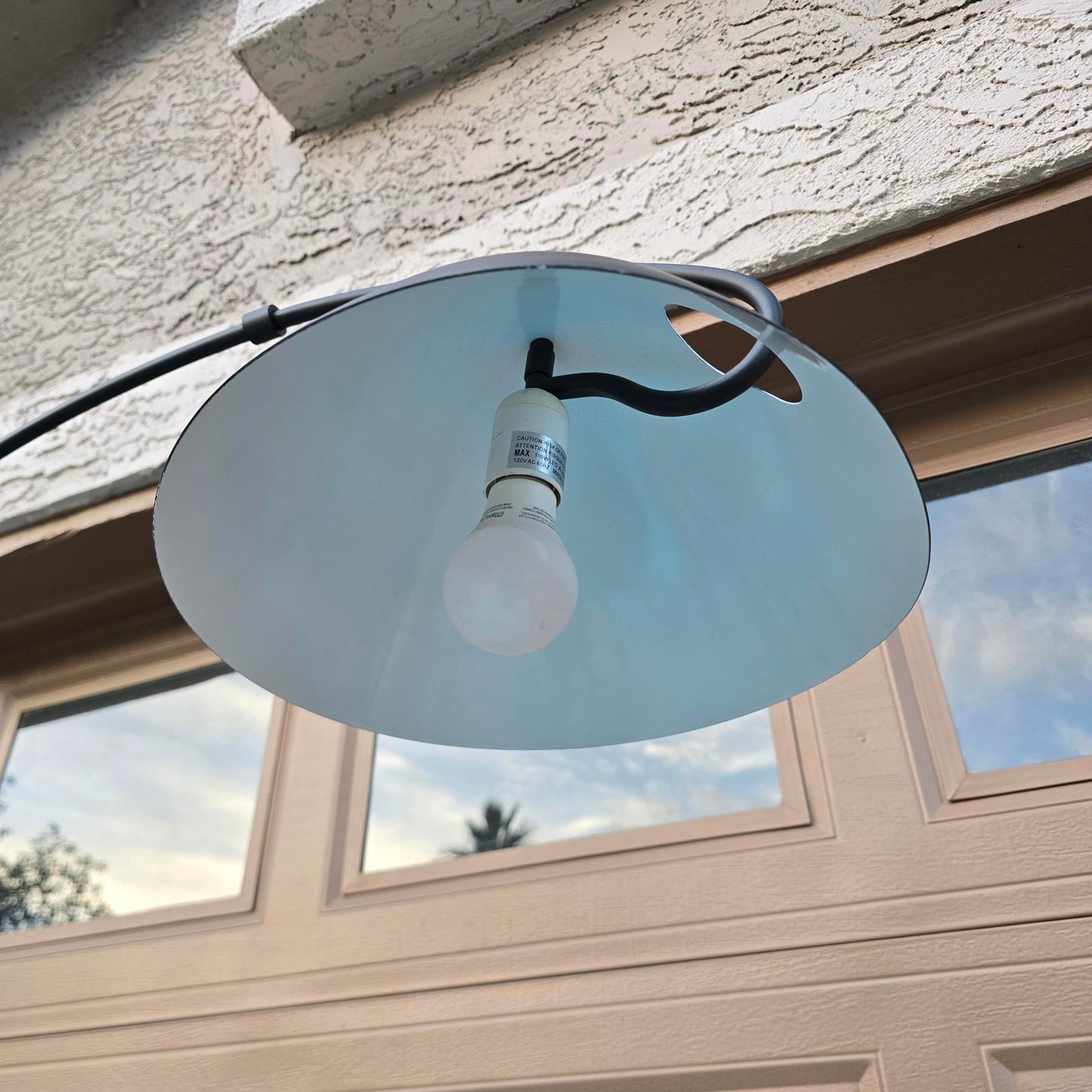 Mid Century Modern Arc Lamp with Marble Base