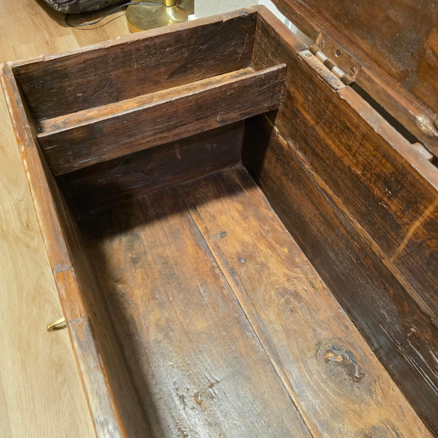 Vintage/Antique Campaign-Naval Travel Trunk