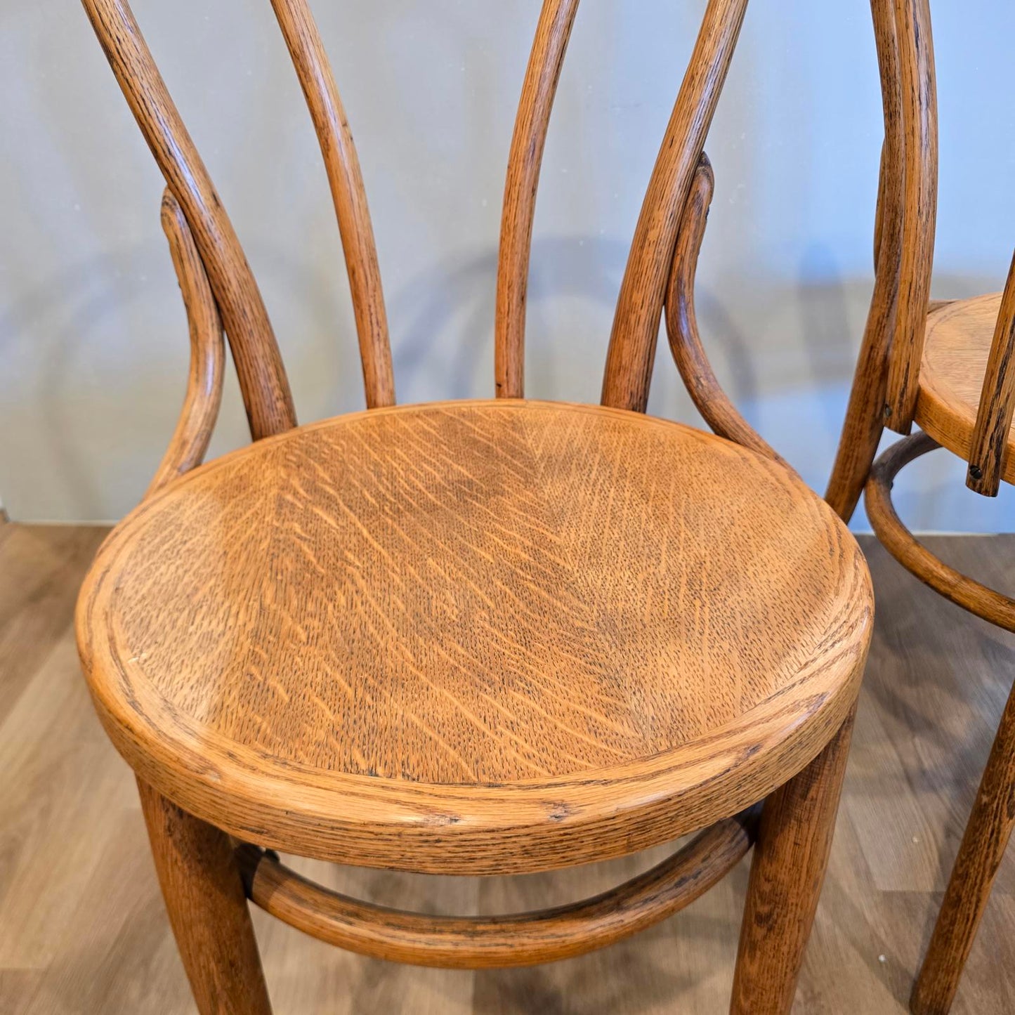 Antique Thonet-Style No 14 Bentwood Cafe Chairs