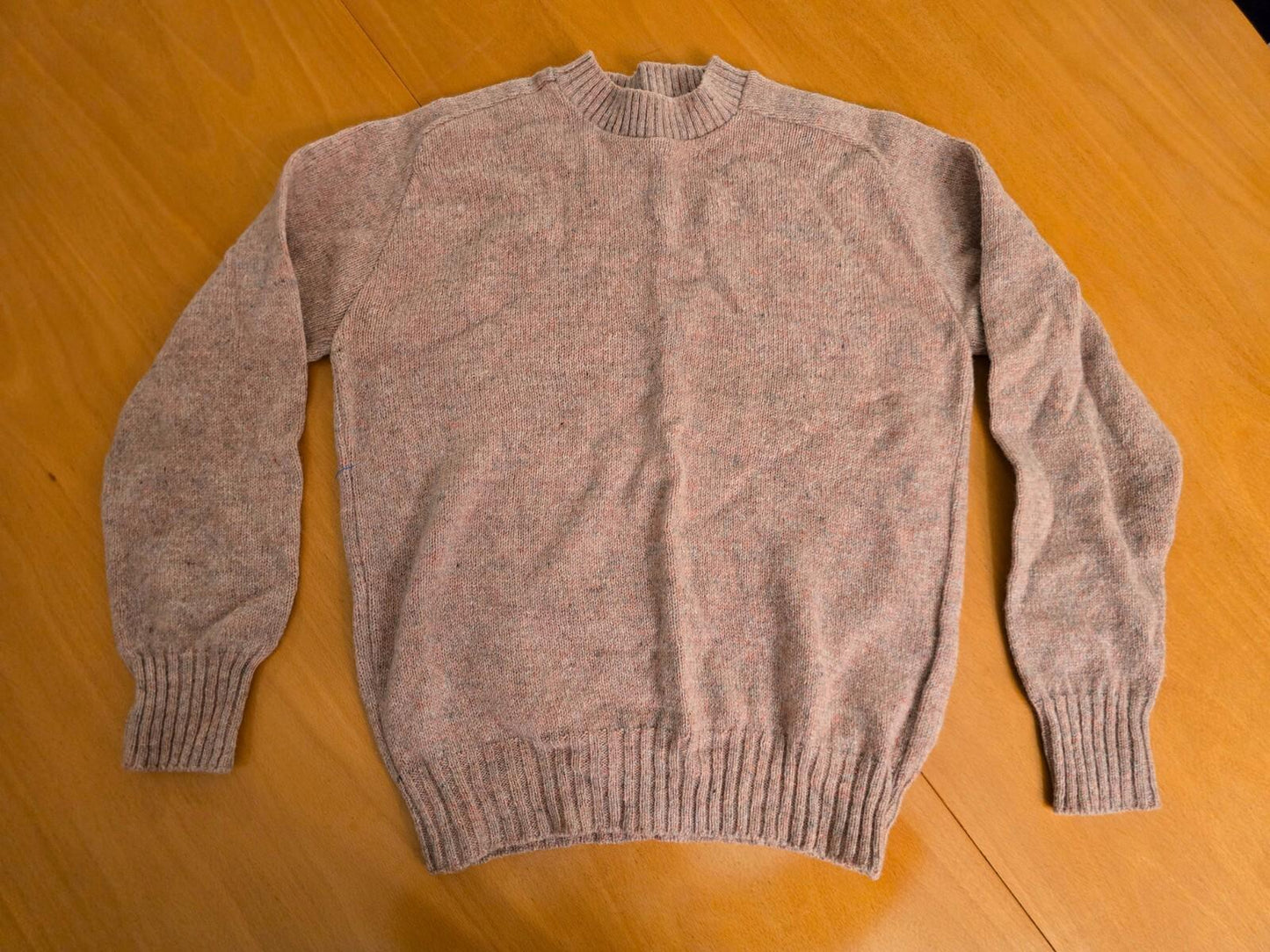 Fall River Knitting Mills Small Women's Sweater - Heather Pink