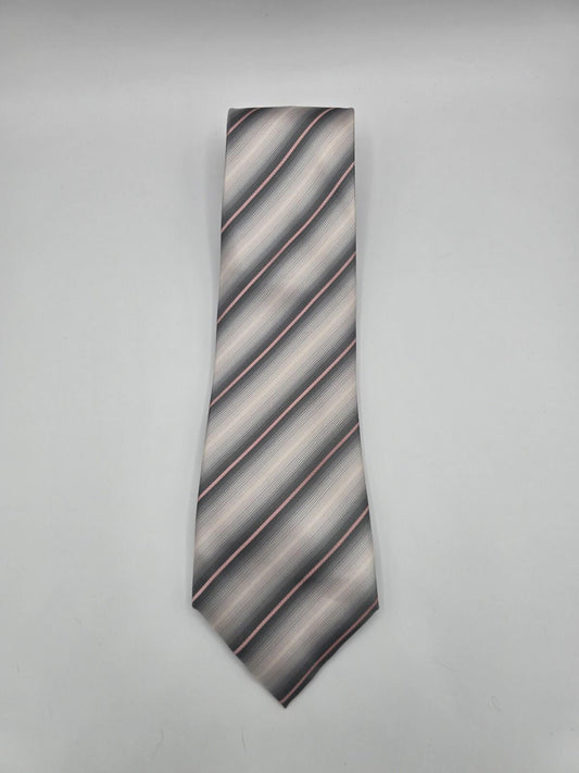 Kenneth Cole Grey & Pink Tie