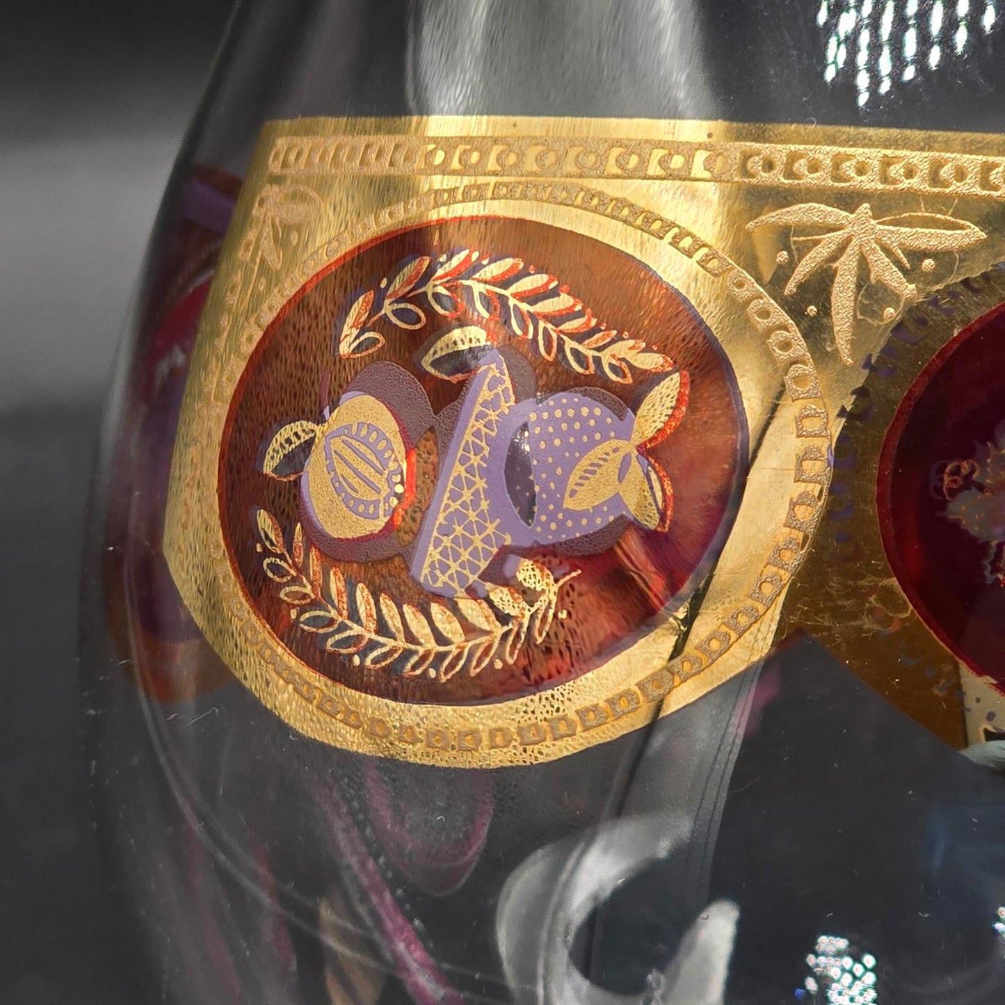 Vintage MCM Cera Bountiful Fruit Pitcher