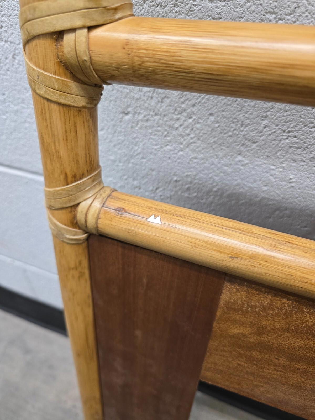 Vintage McGuire King/2 Twin Rattan Headboards