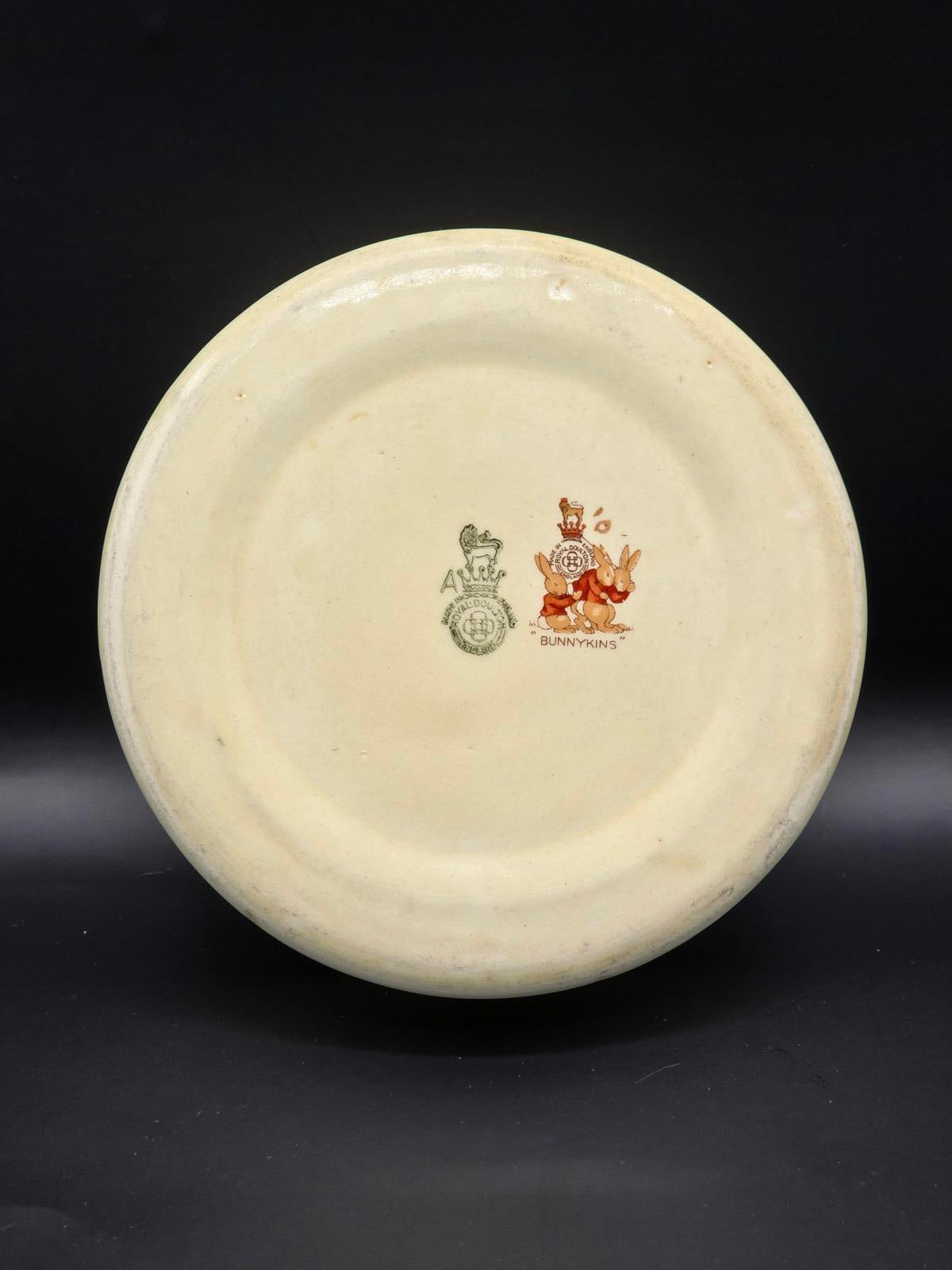 Vintage Royal Doulton Bunnykins Porridge Bowl by Barbara Vernon