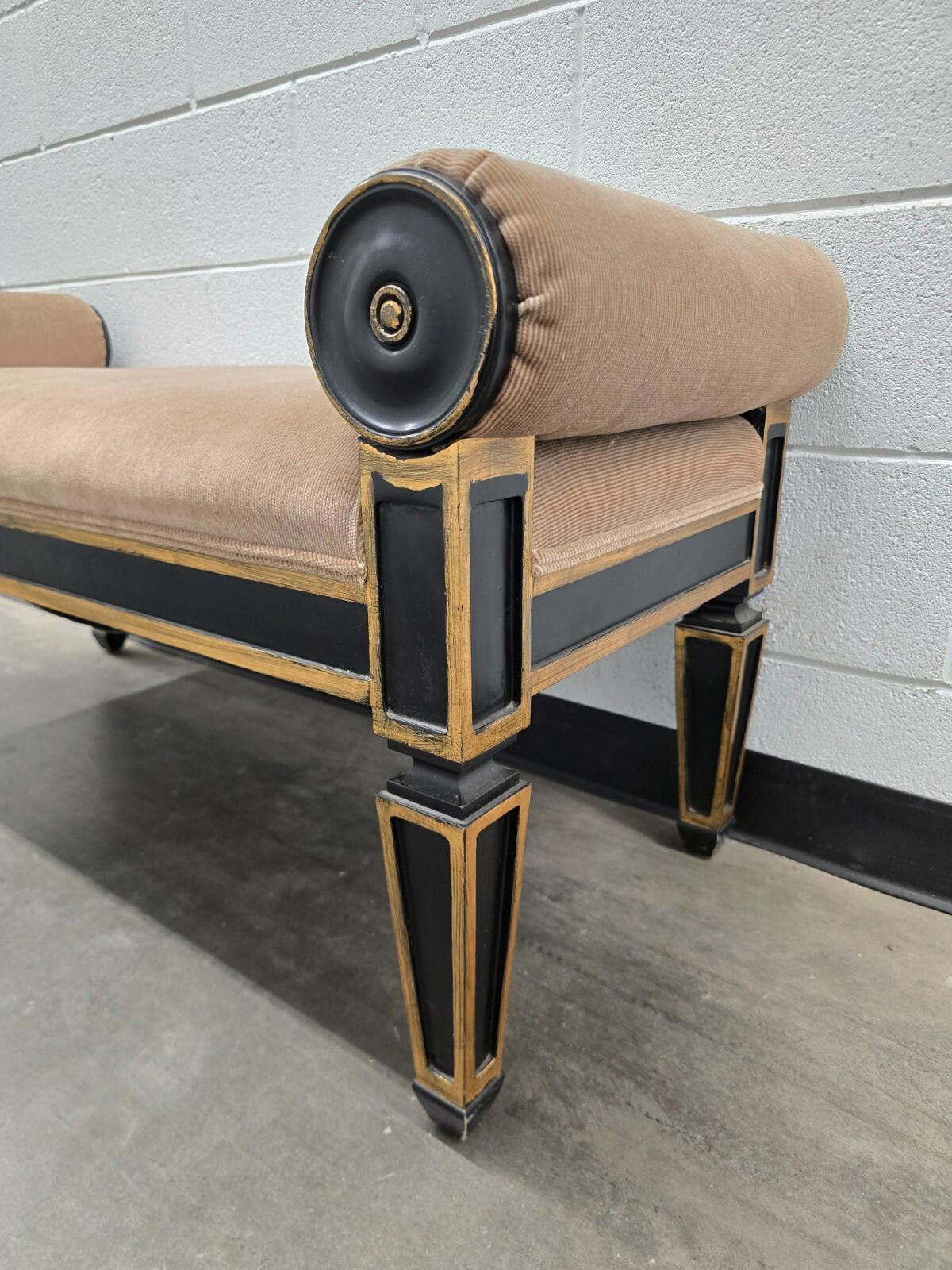 Nancy Corzine Hollywood Regency Bench