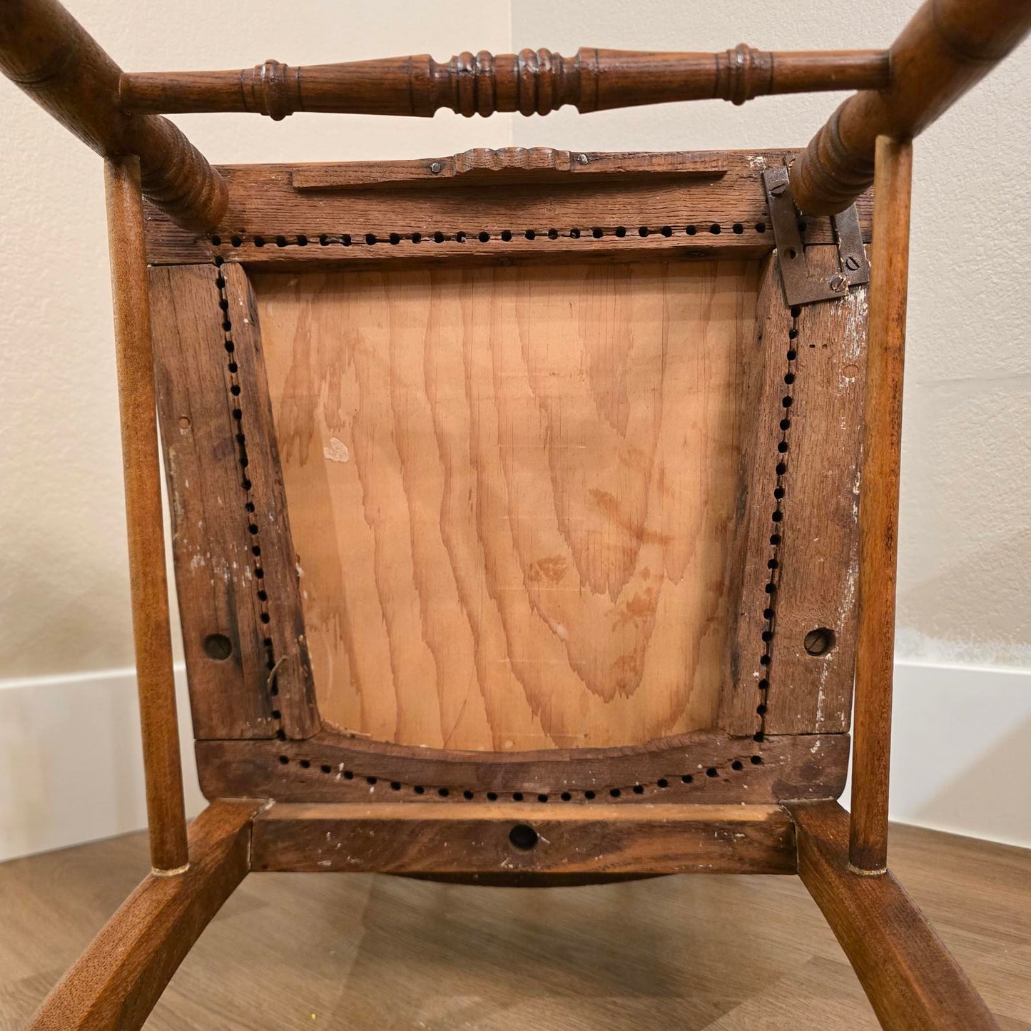 Antique Pressed Back, Victorian Accent Chair