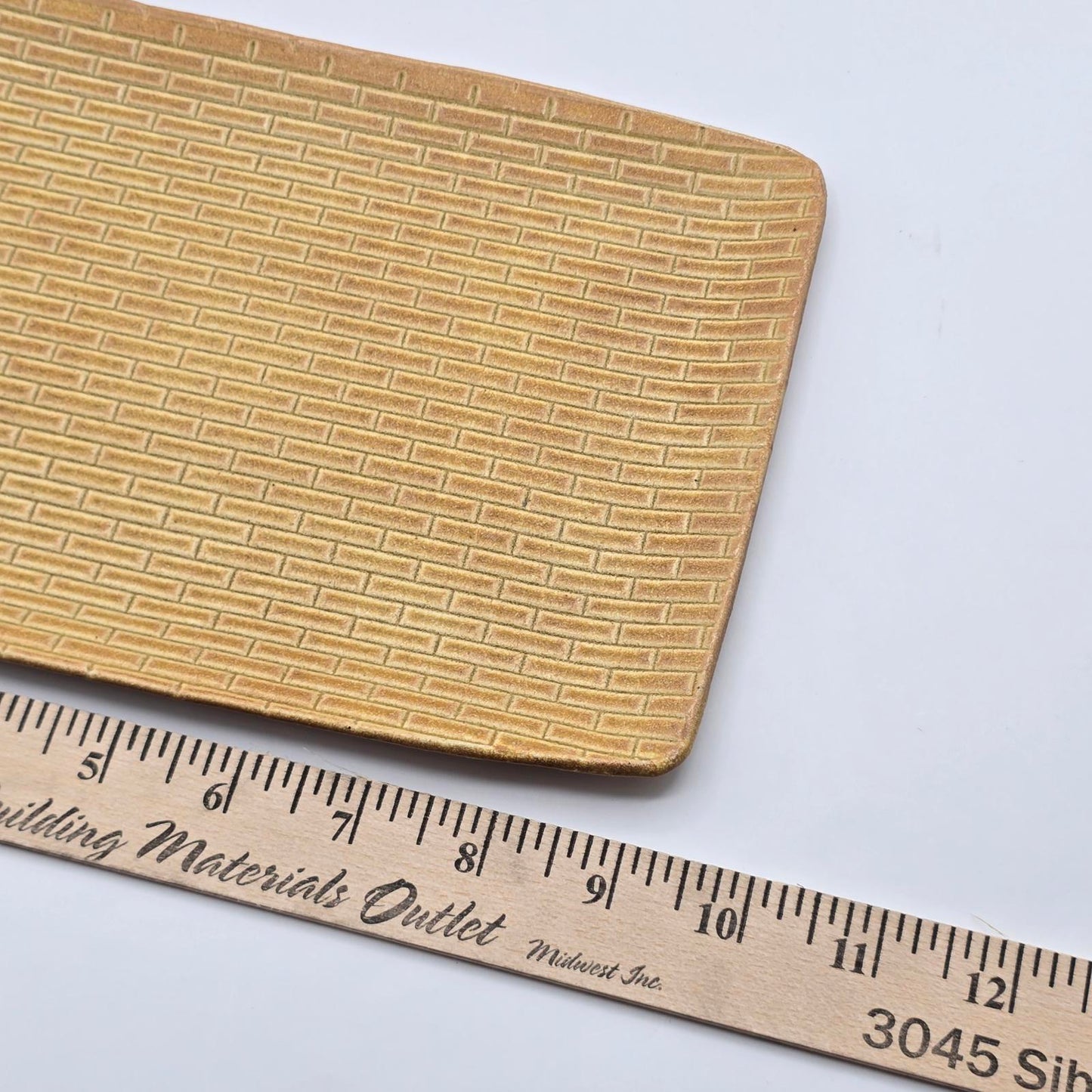 Handcrafted Studio Pottery Basket Weave Pattern - Set of 2, Rectangular Dishes