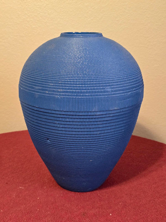 Vintage Flute of Chicago Corrugated Cardboard Vase - 16" T