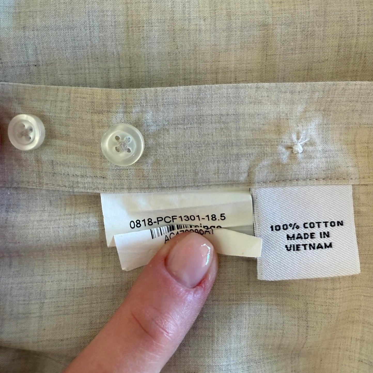 Proper Cloth - Custom Made Off-White Men's Dress Shirt