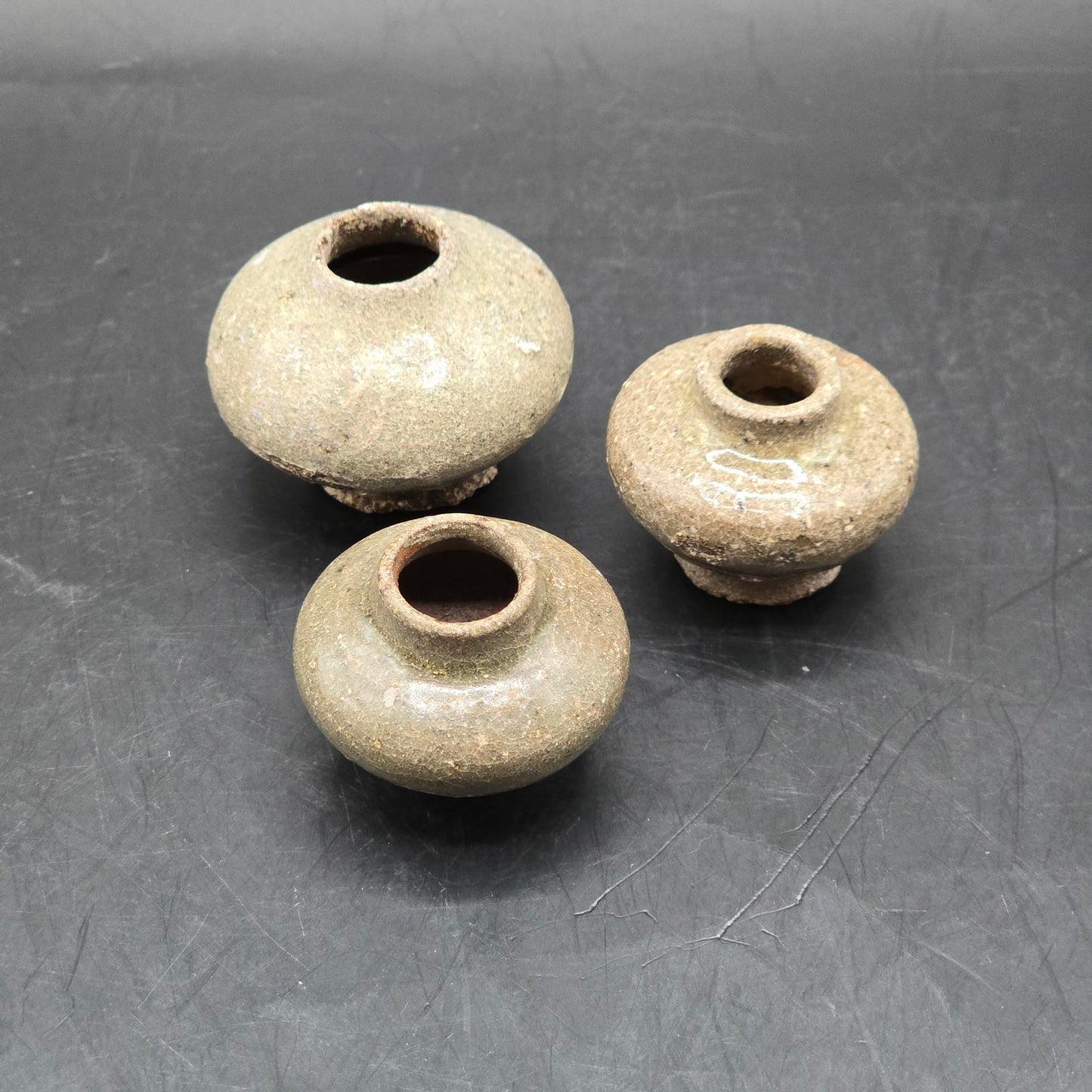 Antique 16th Century Vietnamese Lime Pots