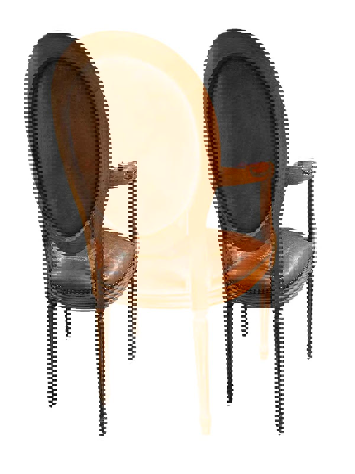 Antique Louis XVI Style Fauteuil Arm Chair