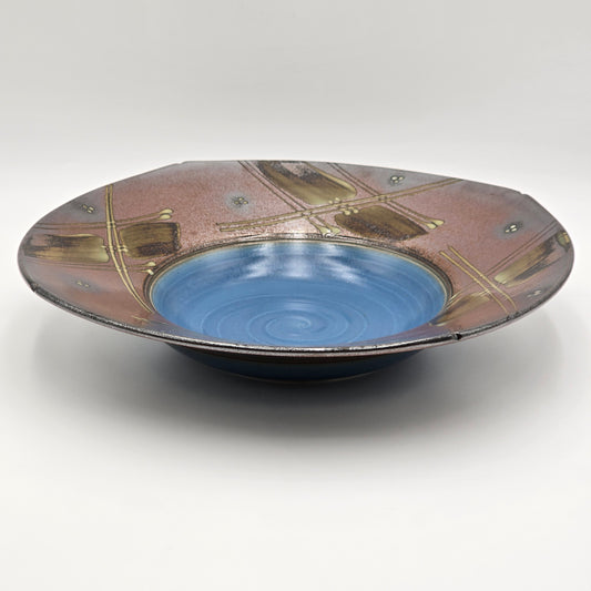 James Brooke Studio Art Pottery Bowl — full view
