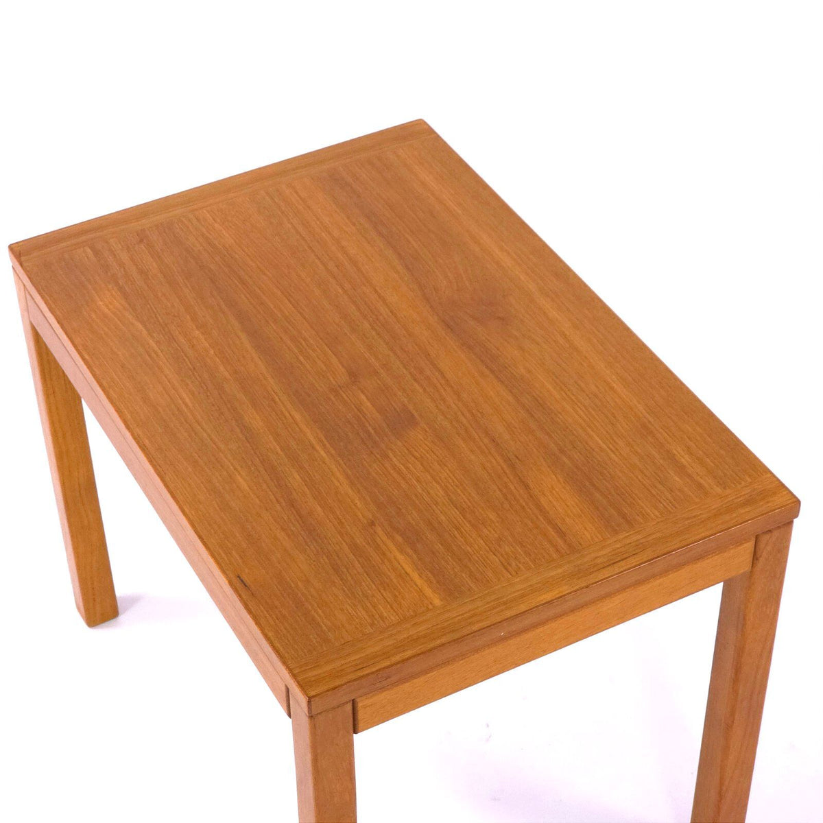 Vintage Vejle Stole Danish Teak Side End Tables Pair Mid Century Modern
