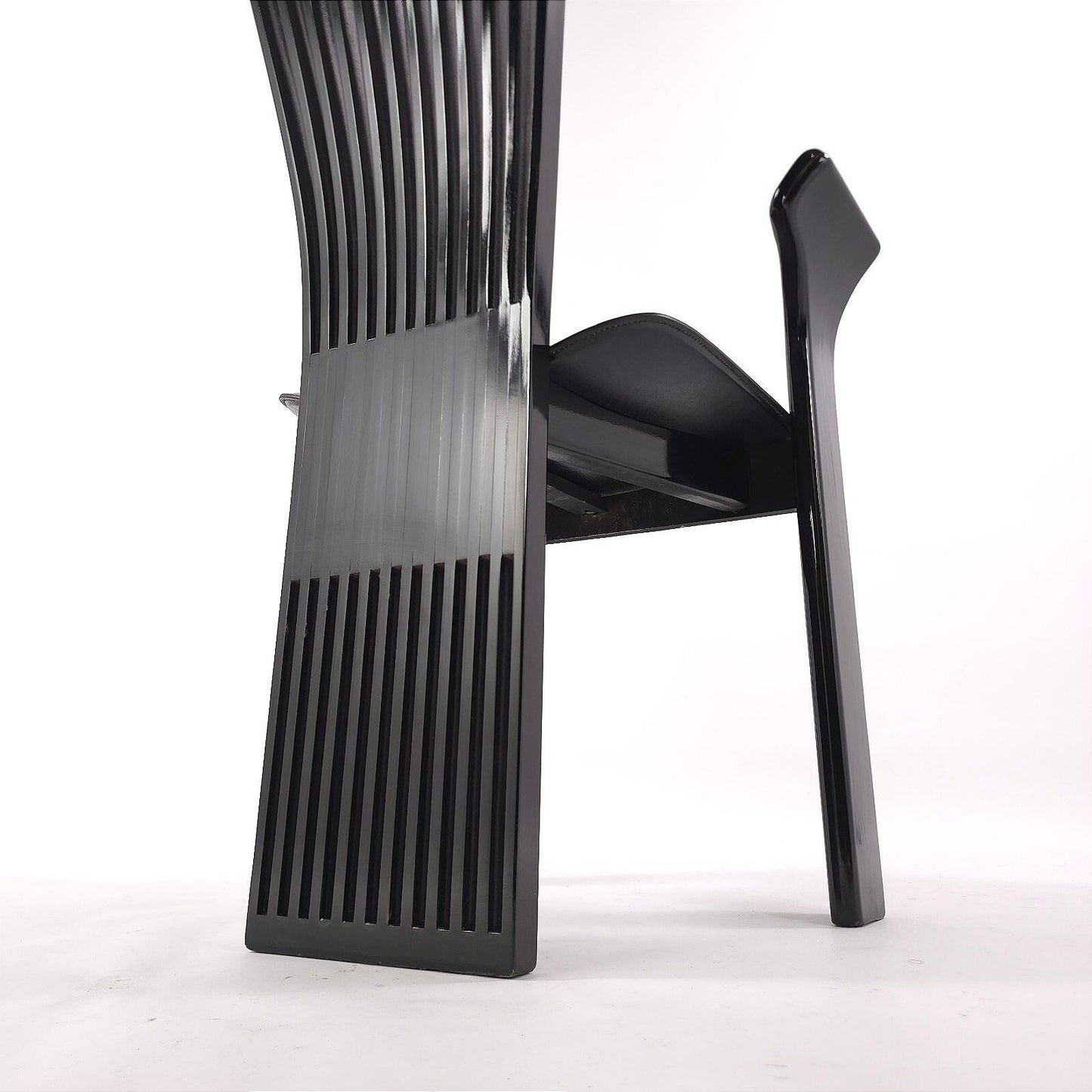 Postmodern "Pietro Constantini" for Ello Furniture Set of 6 Dining-Arm Chairs