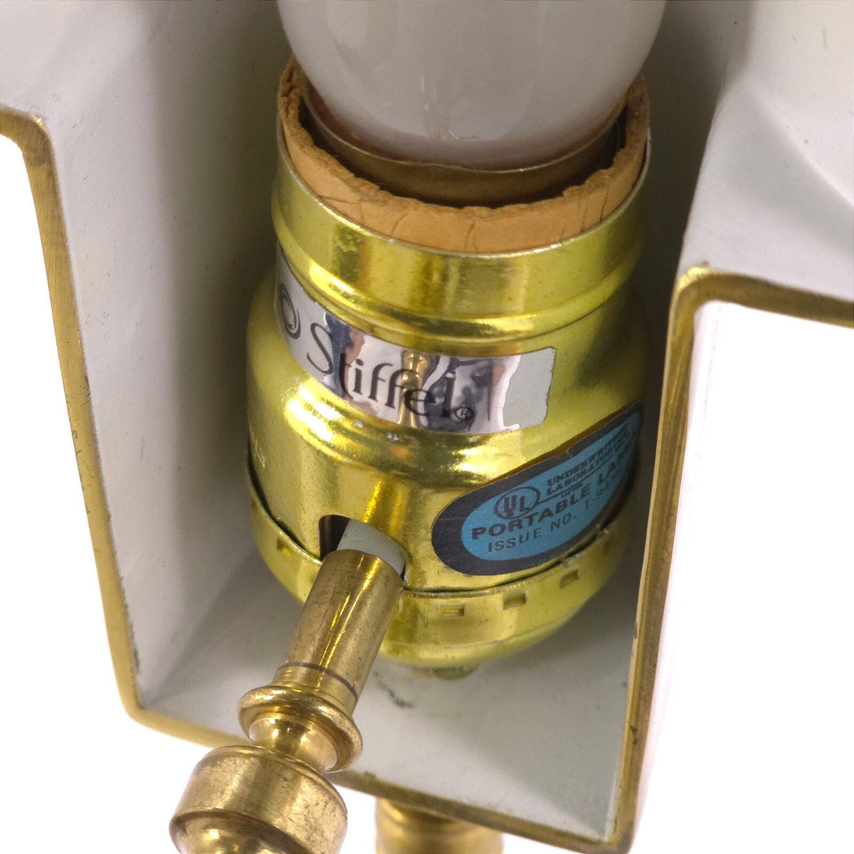 Vintage Stiffel Brass Pharmacy Floor Lamp Adjustable Dimmable Reading Light