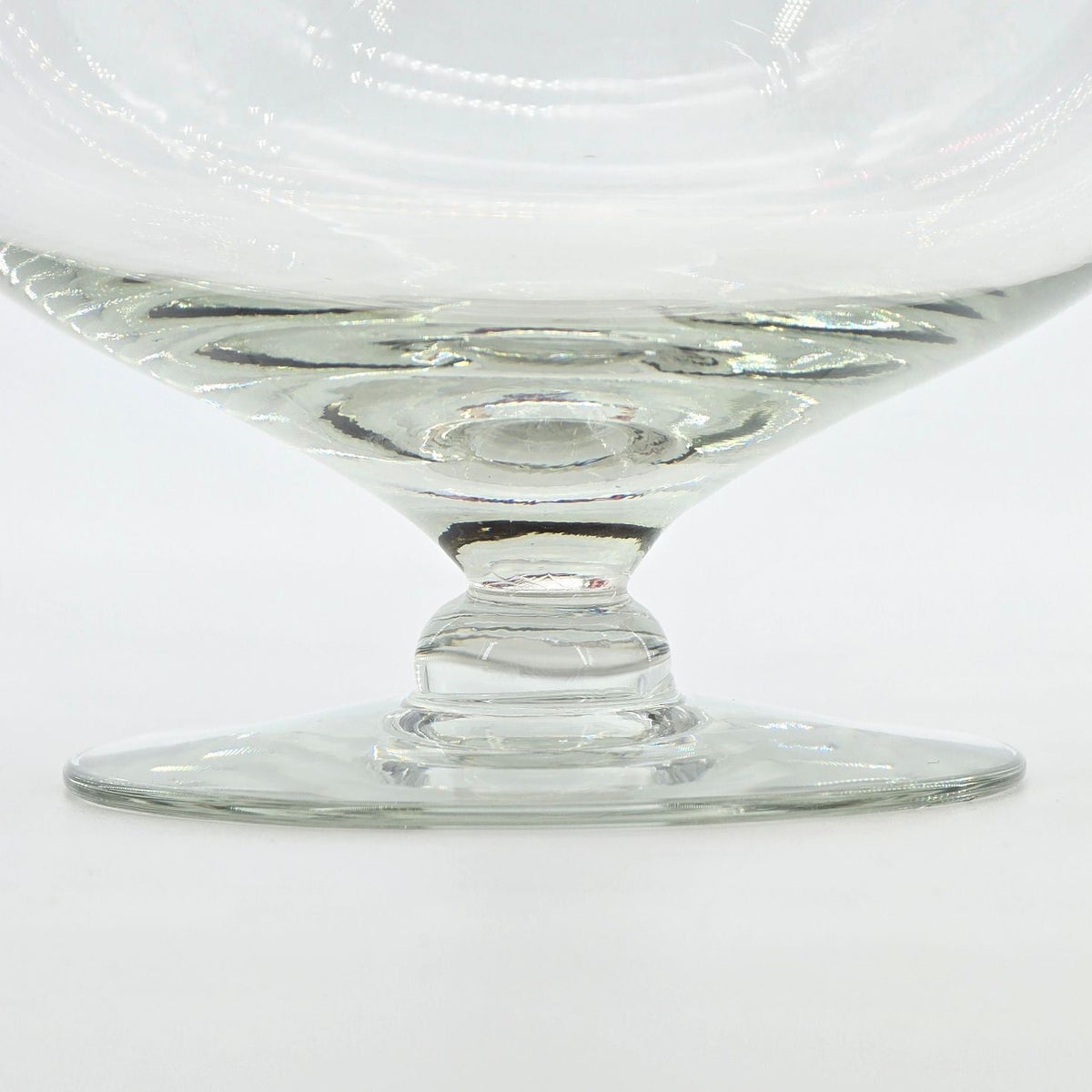 Vintage Cera Glass CGP9 Fruit Medallion Footed Spouted Serving Bowl Gold Red