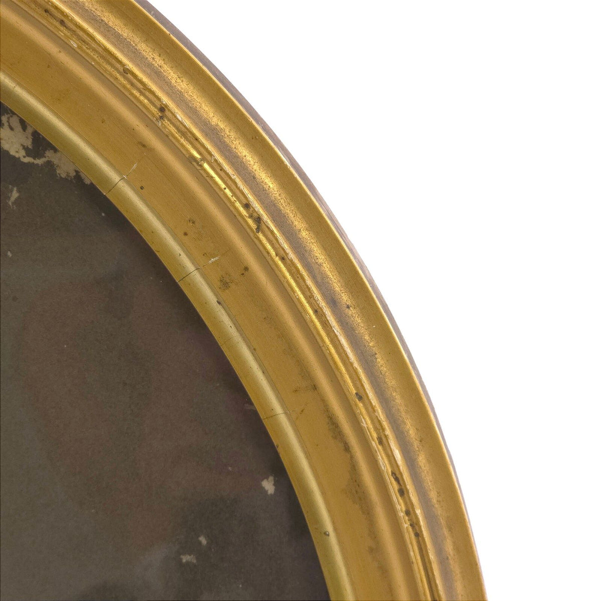 Antique Oval Framed Child Portrait Gold Gilt Frame Victorian Edwardian Wall Art