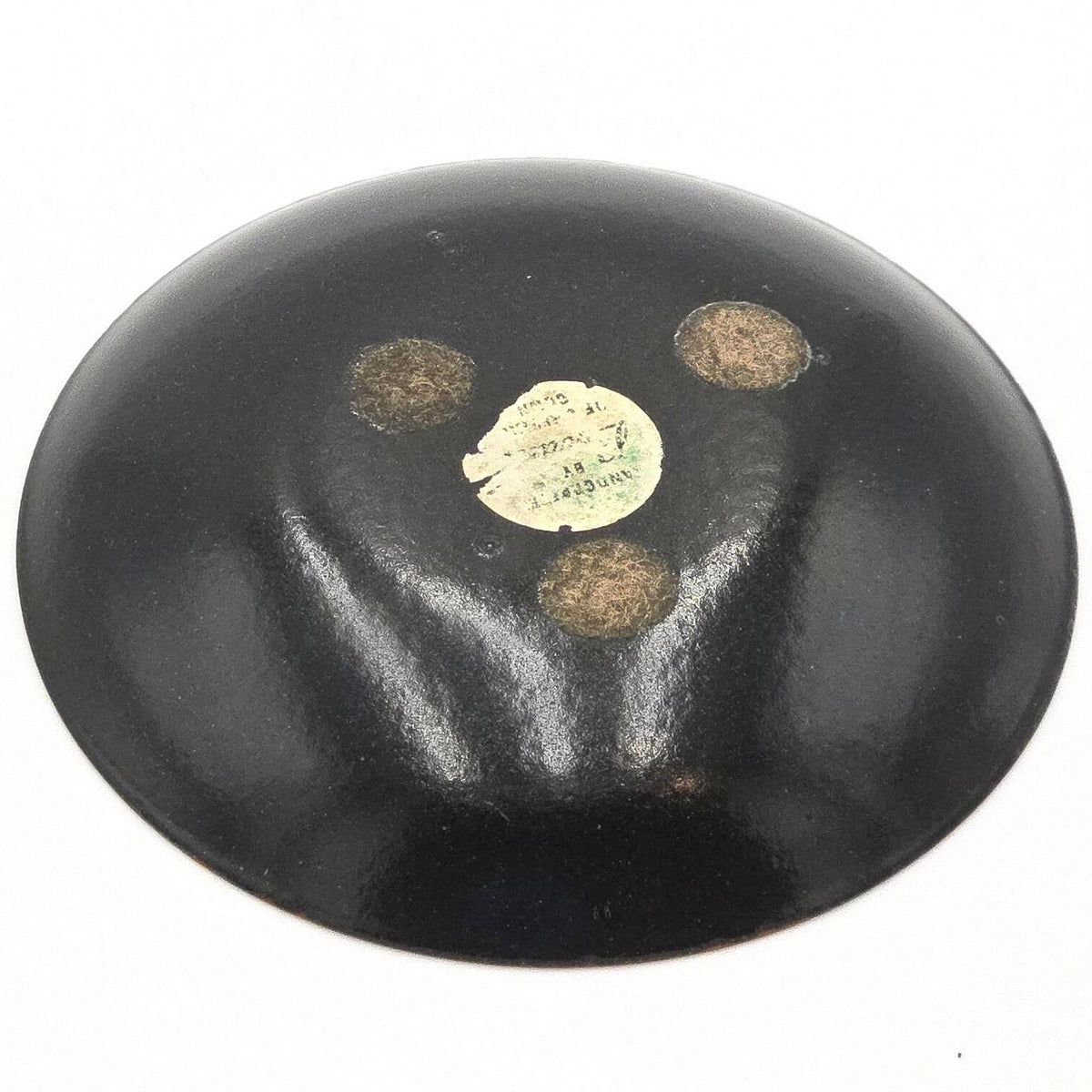 Vintage Bovano of Cheshire Enamel on Copper Trinket Dish MCM Abstract 4"