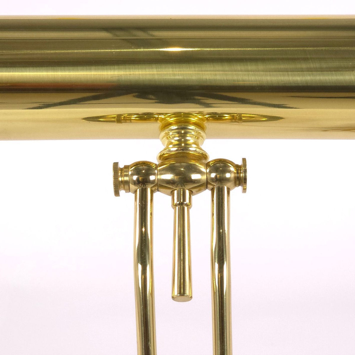 Vintage Adjustable Brass Piano Desk Lamp Articulated Task Light