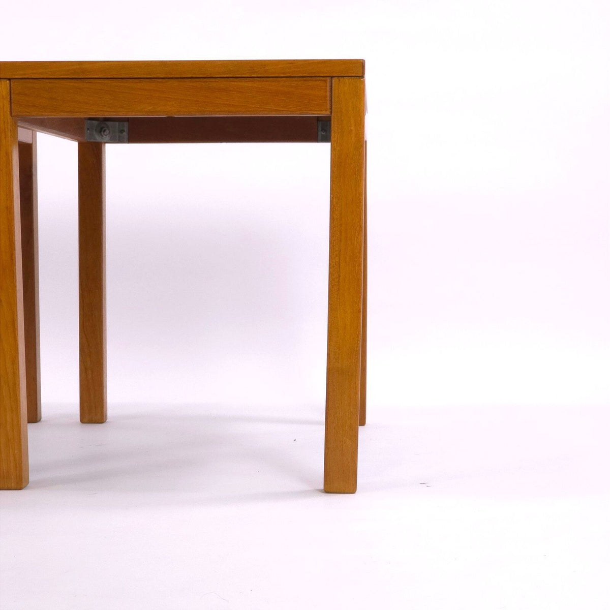 Vintage Vejle Stole Danish Teak Side End Tables Pair Mid Century Modern
