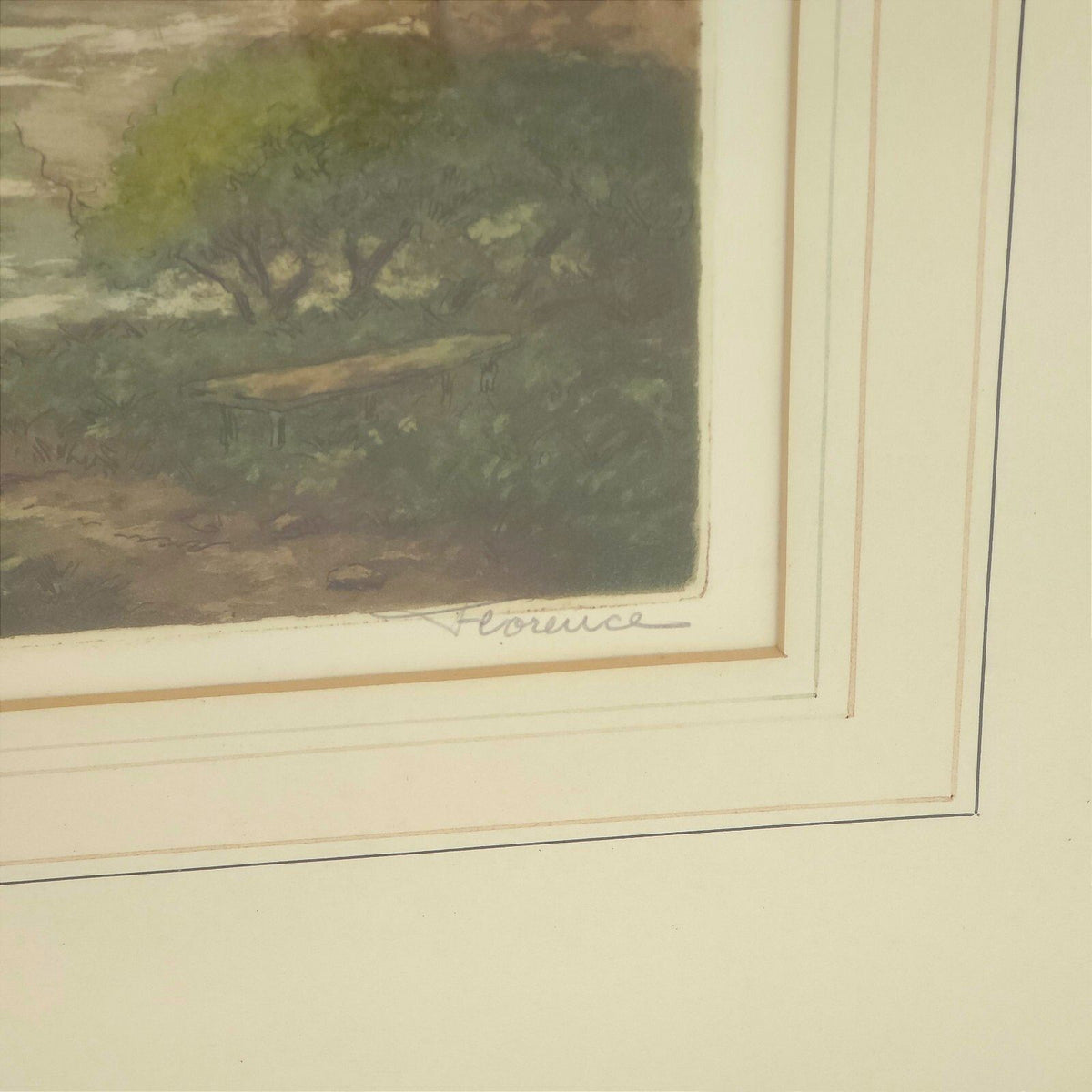 Vintage French Etching "Laucien Relai" by Florence Paris Etching Society SZL