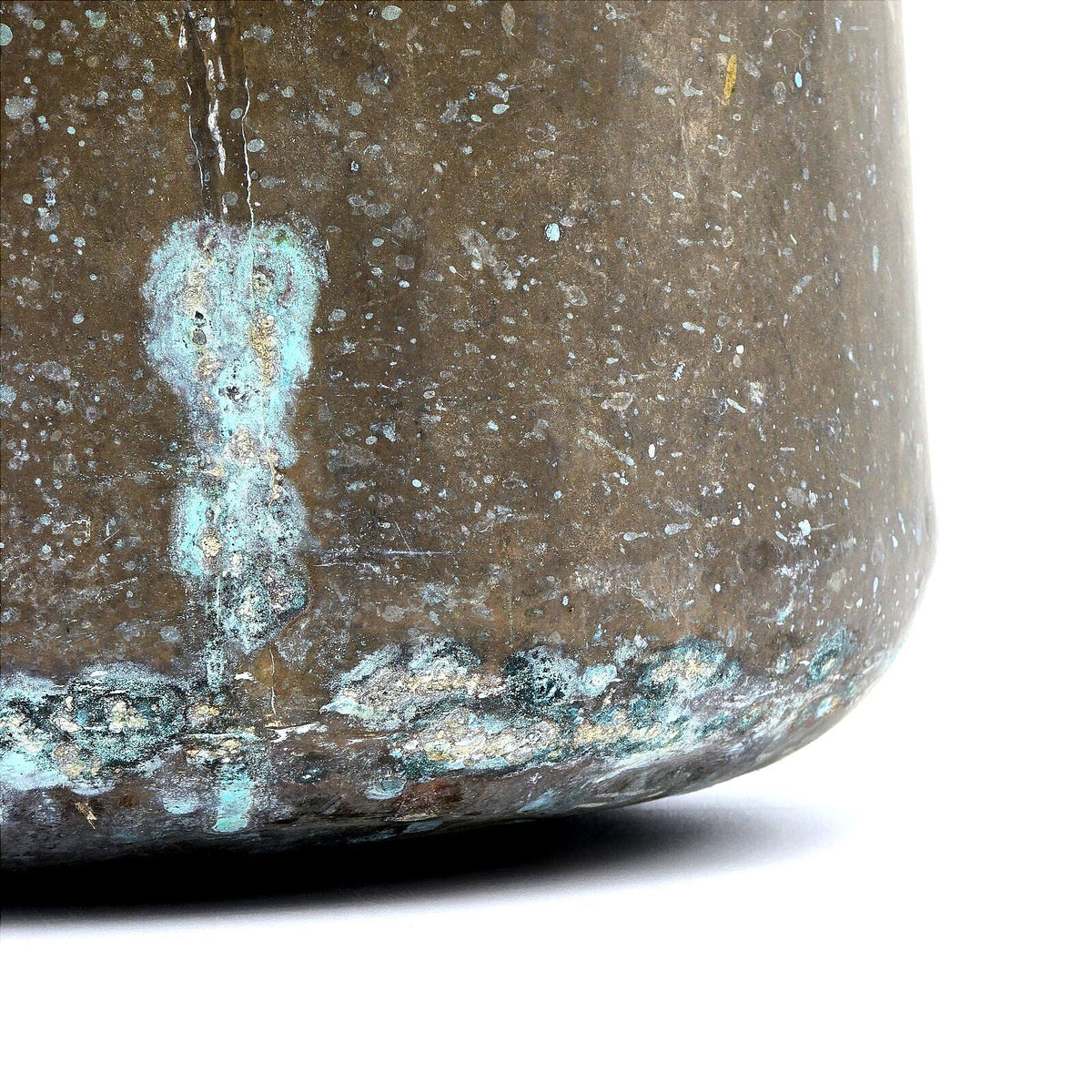 Vintage English Copper Fireside Bucket With Original Patina