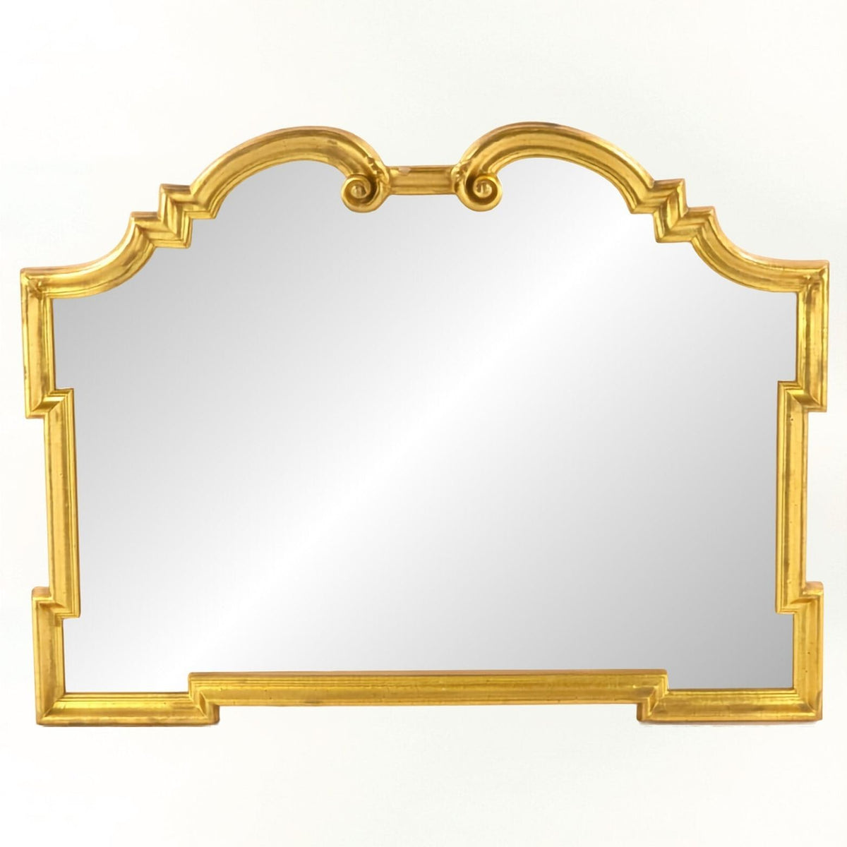 Ethan Allen Italian Gilt Gold Wall Mirror Hollywood Regency Ornate 42 Inch
