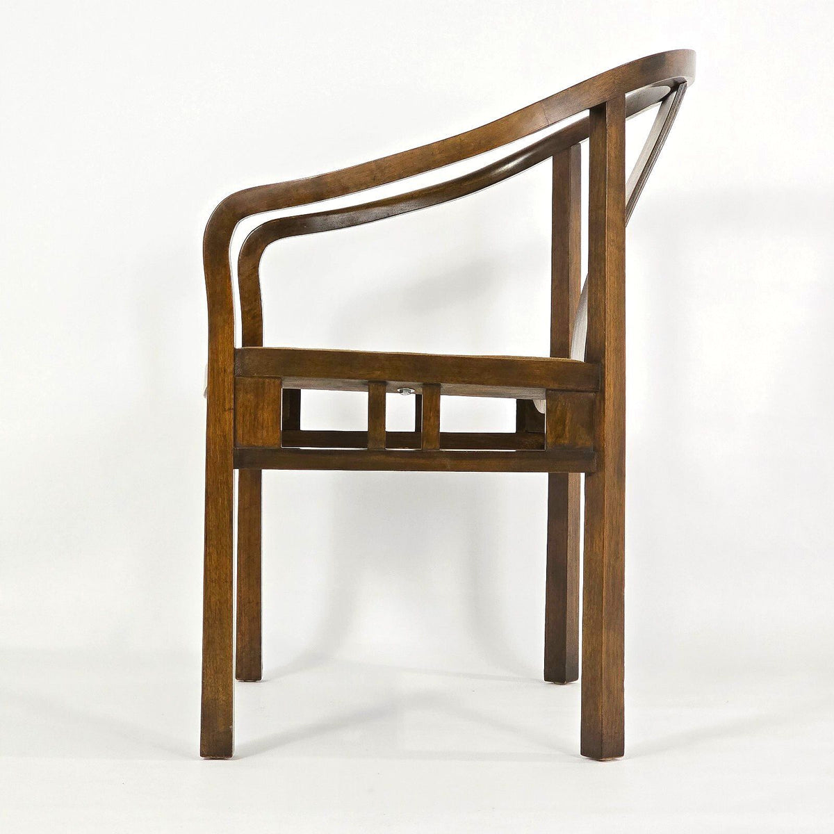 Michael Taylor for Baker Furniture MCM Asian-Style Dining/Club Chairs - Set of 4