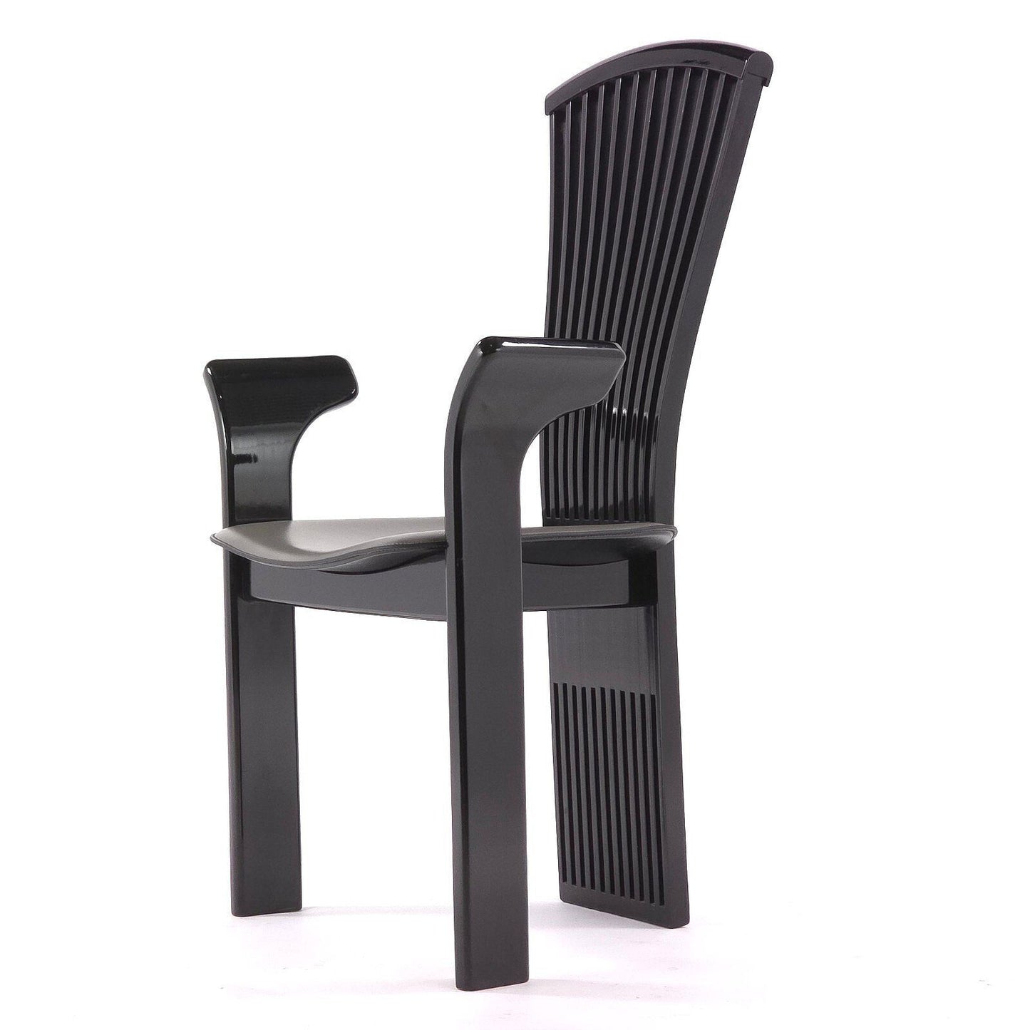 Postmodern "Pietro Constantini" for Ello Furniture Set of 6 Dining-Arm Chairs