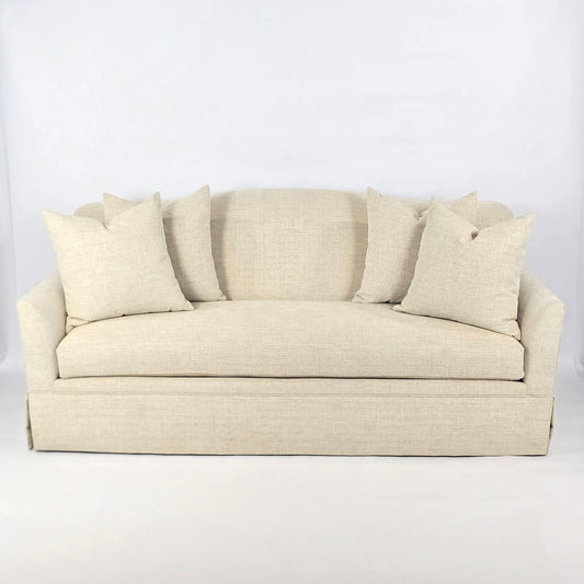 Custom Contemporary Couch with Neutral Upholstery