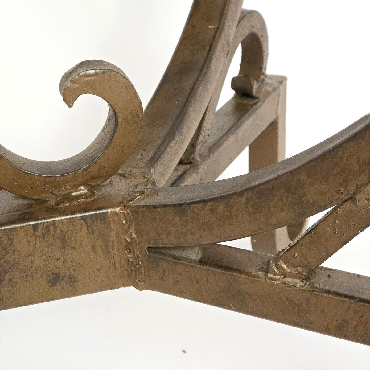 Mexports by Susana Molina Mesquite Wood Wrought Iron Console Table