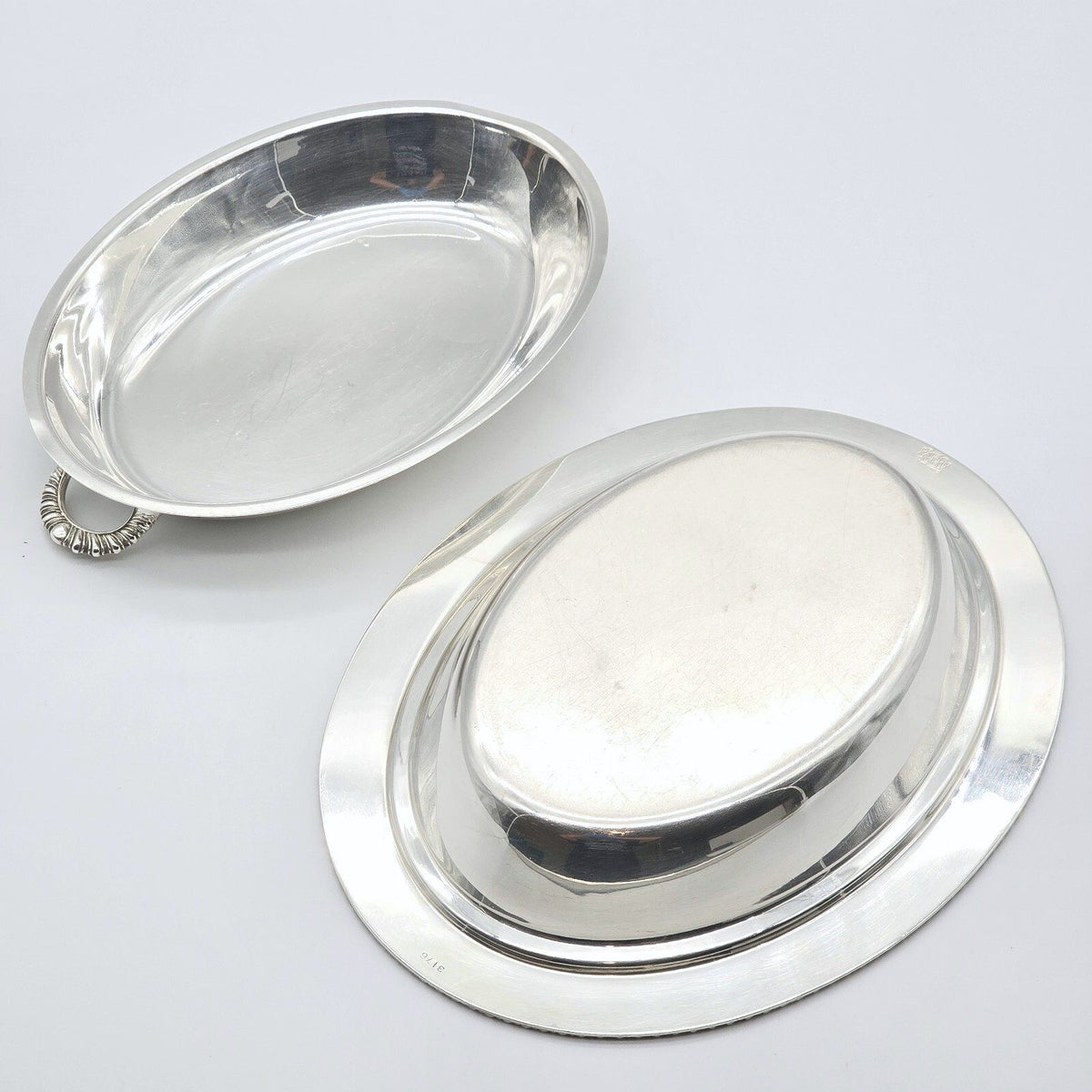 Vintage Friedman Silver Co Silverplate Covered Vegetable Dish 3176