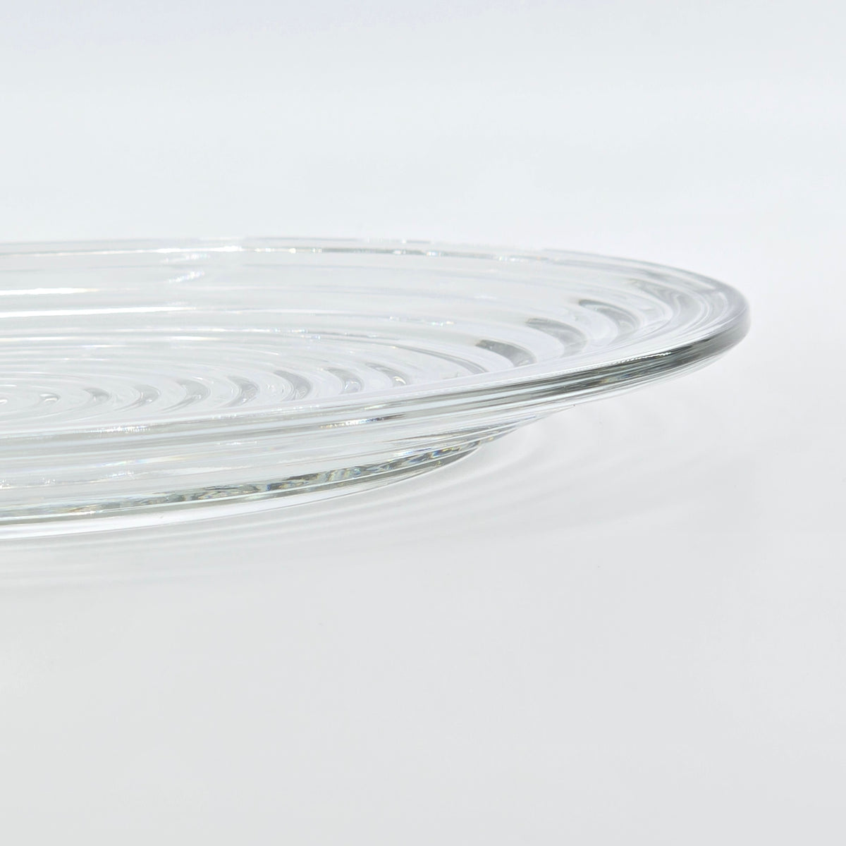 Vintage Anchor Hocking Ridged Depression Glass Plates — additional view