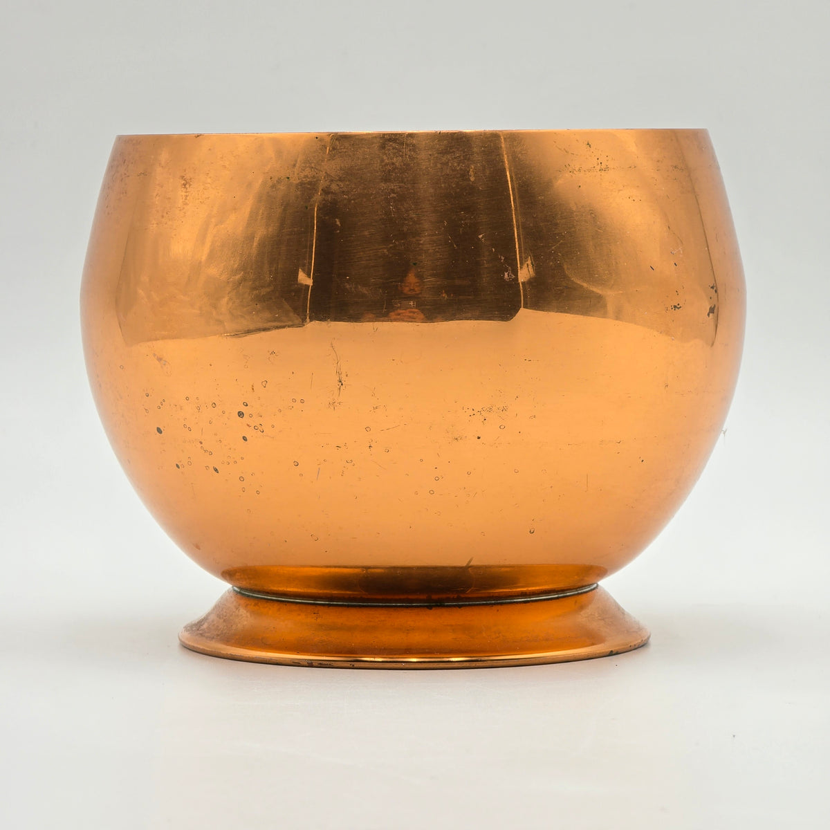 Vintage Coppercraft Guild Solid Copper Violet Bowl — additional view